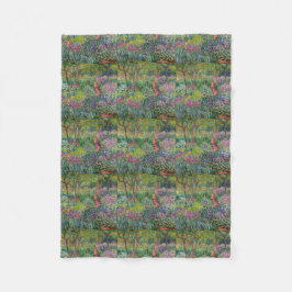 Cobertor De Velo flores-vintage-jardim-Monet-famoso-artista