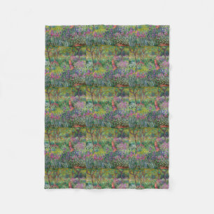 Cobertor De Velo flores-vintage-jardim-Monet-famoso-artista