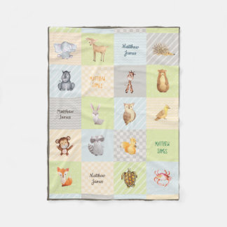 Cobertor De Velo Floresta, mar, e velo animal Blanke da edredão do