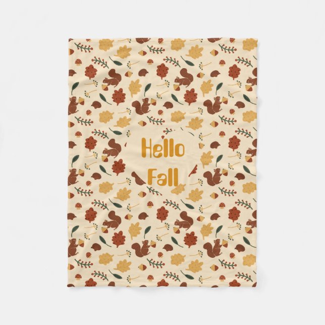 Cobertor De Velo Floresta Personalizada de Quadrinhos (Frente)