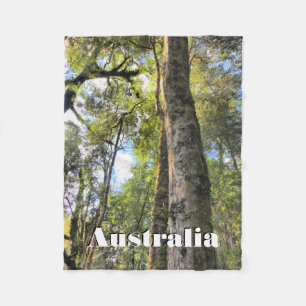 Cobertor De Velo Floresta Tropical Australiana Eucalyptus Gum Trees