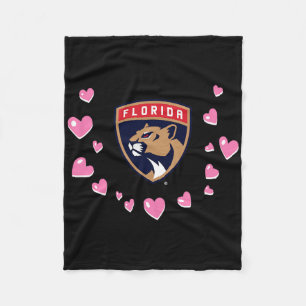 Cobertor De Velo Florida Panthers Dia dos Namorados Amor Nhl Licenç
