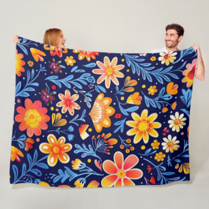 Cobertor De Velo Flourish e Brilho 60x80 Fleece Blanket