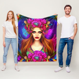 Cobertor De Velo Flower Fairy Queen