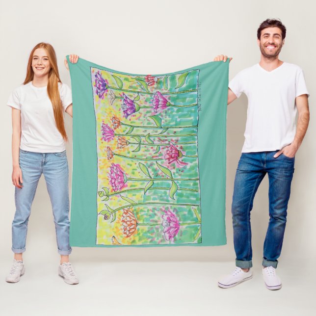 Cobertor De Velo Flower Field (In Situ)