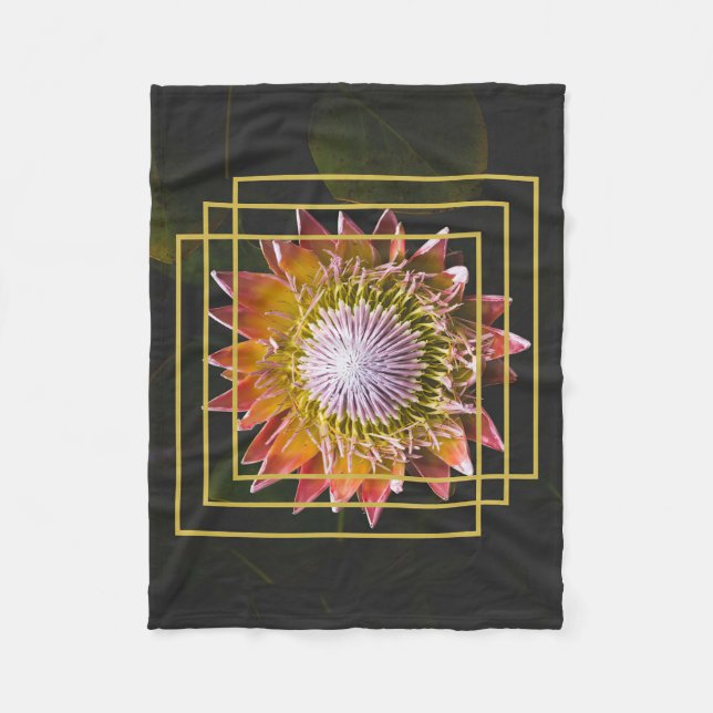 Cobertor De Velo Flower Lover | Flor quadrado (Frente)