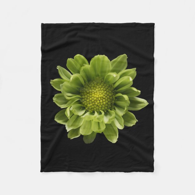 Cobertor De Velo Flowers | Green Chrysanthemum (Frente)