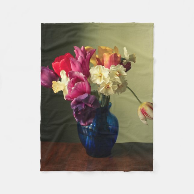 Cobertor De Velo Flowers | Spring Flower Bouquet (Frente)