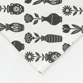 Cobertor De Velo Flowers Vases