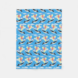 Cobertor De Velo Flying Penguin Teddy Bear