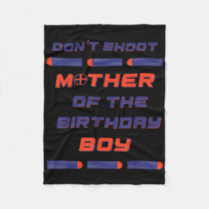 Cobertor De Velo Foam Dart War - Mãe de Aniversário - Camisa-Mãe