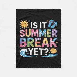 Cobertor De Velo Fofa É Férias De Verão Professor Aluno Tie Dye