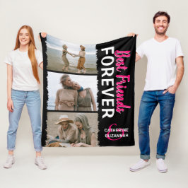 Cobertor De Velo Fofa 'Melhores Amigos Para Sempre' 3 Fotos