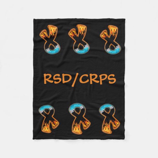 Cobertor De Velo Fogos e geleiras (Frente)