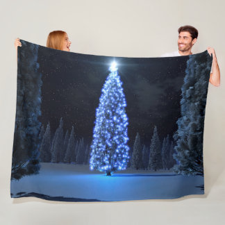 Cobertor De Velo Foguete Azul de Natal (2002)