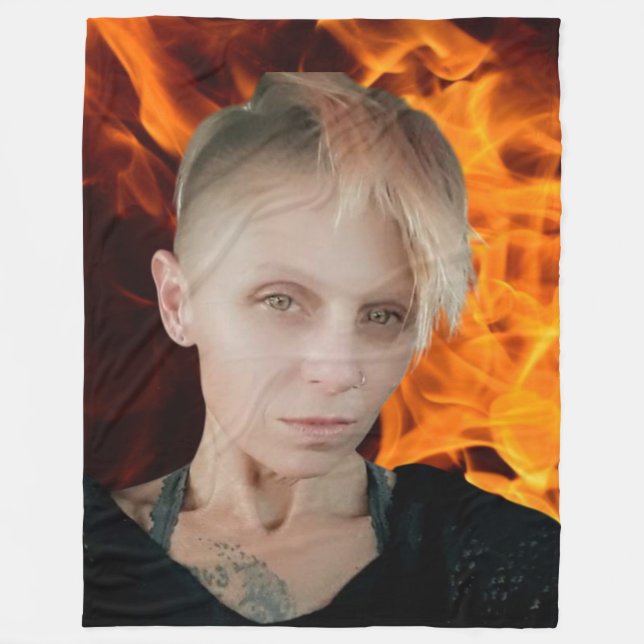 Cobertor De Velo Foguete de fogo (Frente)