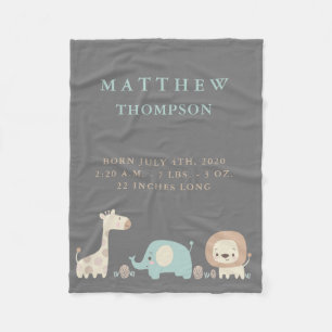 Cobertor De Velo Foguete de Nascença de Safari