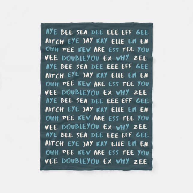 Cobertor De Velo Foguete Telefônico "AYE BEE SEA" (Frente)