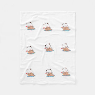 COBERTOR DE VELO FOLHA DE AMOR DO DUDU BUBU