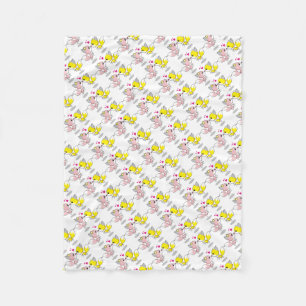 Cobertor De Velo Folha De Blanket/Raposa De Bebê De Bico