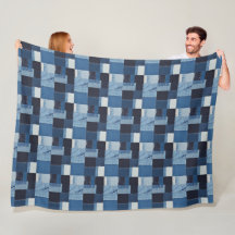 Folha de Tecido Denim Gráfico n.o 18