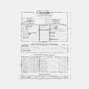 Cobertor De Velo Folha do caráter do jogo do jogo do papel