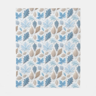 Cobertor De Velo Folhas de inverno revestidas em geadas delicadas