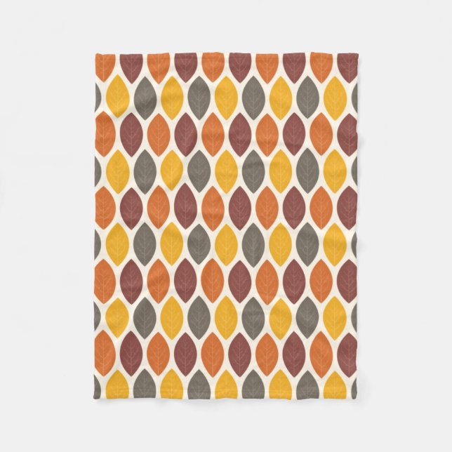 Cobertor De Velo Folhas de outono (Frente)