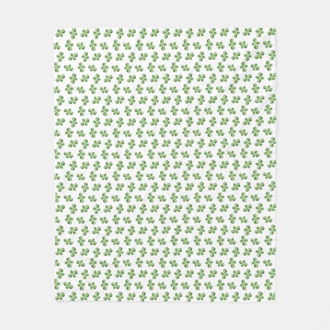 Cobertor De Velo Folhas de Suculentas Verdes Modernas e Amigáveis e (Frente)