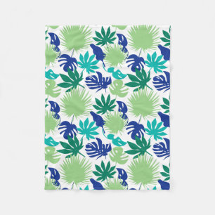 Cobertor De Velo Folhas tropicais