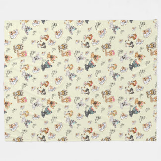 Cobertor De Velo Folheto Amarelo, Grande 60" x 80"