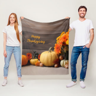 Cobertor De Velo Folheto de Ação de Graças Tradicional