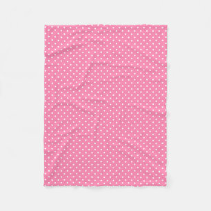 Cobertor De Velo Folheto de Bolinhas rosa