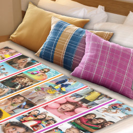 Cobertor De Velo Folheto de Colagem de Foto Fleece Blanket