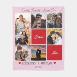 Cobertor De Velo Folheto de Colagem de Fotos Personalizada - Versão