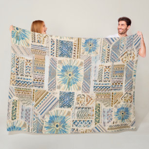 Cobertor De Velo Folheto de Correspondência de Boho Étnico