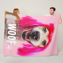 Cobertor De Velo Folheto de Foto de Cachorro | Você Me Teve No Meio