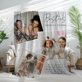 Cobertor De Velo Folheto de Foto Personalizado do Melhor Amigo 3