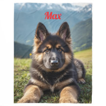 Folheto de German shepherd Personalizado Bonito