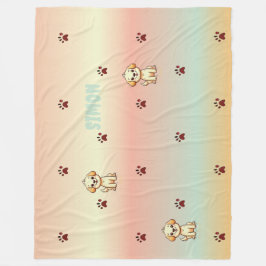 Cobertor De Velo Folheto de peça personalizável** 🐶 💖