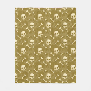 Cobertor De Velo Folheto de velo com temas do Skull & Cross Bones