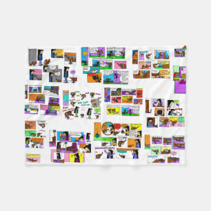 Cobertor De Velo Folheto do História em quadrinhos Fleece