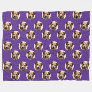 Cobertor De Velo Folheto do Lançamento de Foto Pet Personalizado