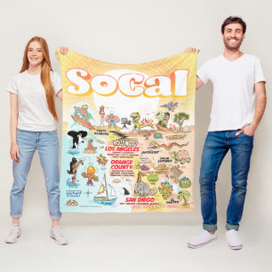 Cobertor De Velo Folheto médio de folhas de SoCal