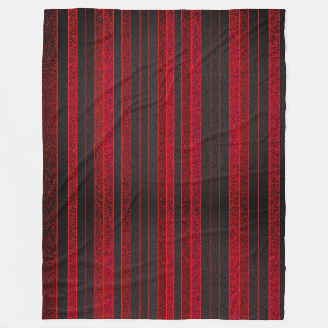 Cobertor De Velo Folheto Vermelho e Negro (Frente)