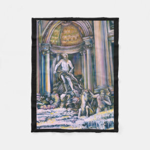 Cobertor De Velo Fontana Di Trevi, Roma