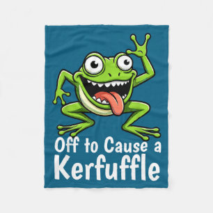 Cobertor De Velo Fora Para Causar Um Alvoroço Funny Meme Frog Trave