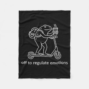 Cobertor De Velo Fora para regular emoções sapo engraçado de scoote