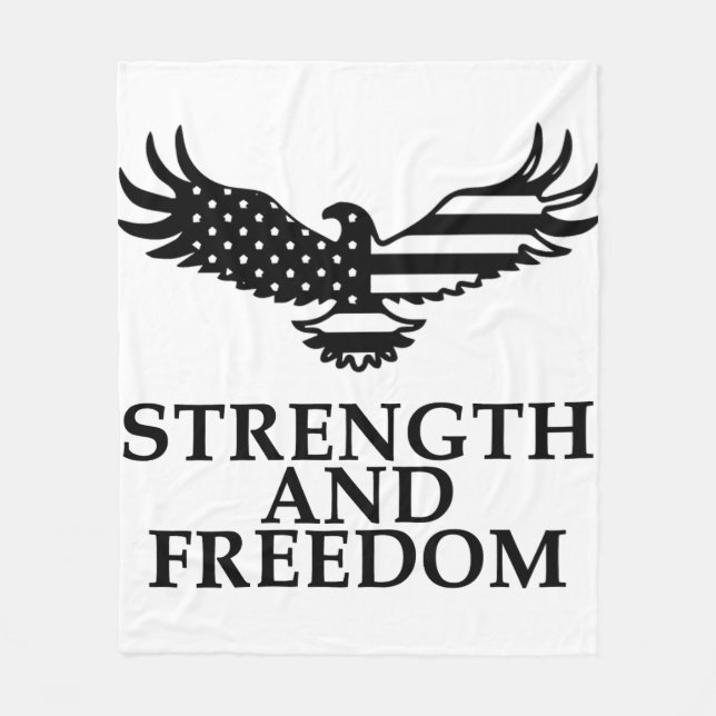 Cobertor De Velo Força e liberdade (Frente)