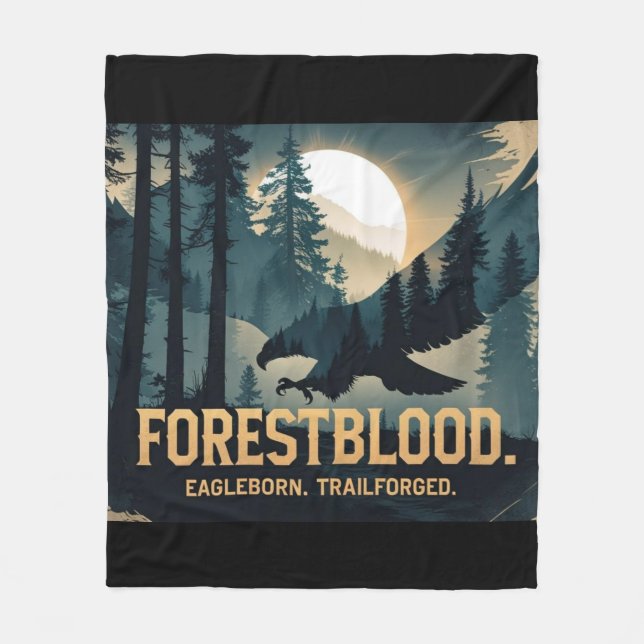 Cobertor De Velo Forestblood – Espíritu Salvaje Nacido del Bosque (Frente)